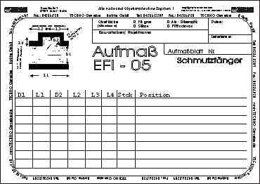 Schmutzfängerisolierung mit Flanschisolierung